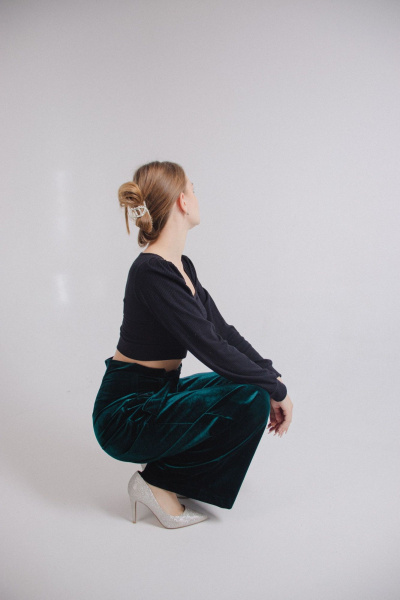 Брюки Tammi 3Т70-23/1 темно-зеленный - фото 8