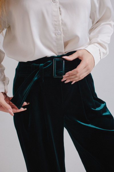 Брюки Tammi 3Т70-23/1 темно-зеленный - фото 5