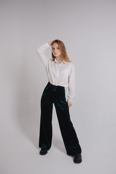 Брюки Tammi 3Т70-23/1 темно-зеленный - фото 3