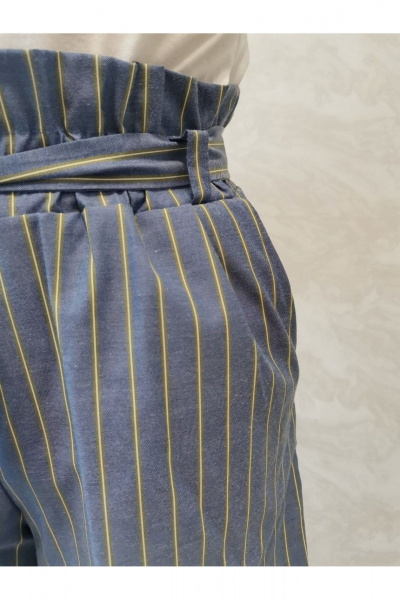 Шорты Tammi 1Т16-22/2 голубой_с_ полосками_ голубыми - фото 3