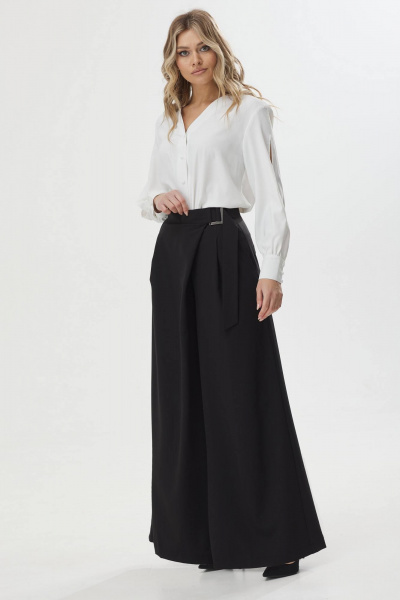 Круглогодичный стильный комбинезон с расширенными брюками Lyushe 3674 - фото 6