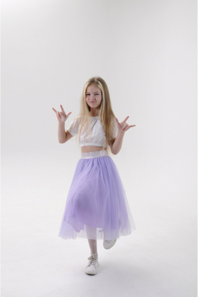 Юбка Tammi 1Т29-23/4 фиолетовый - фото 3