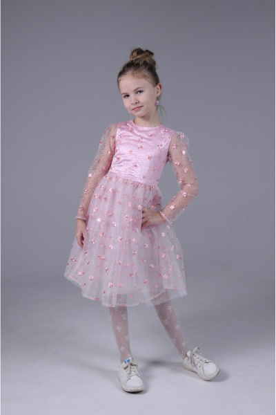 Платье Tammi 1Т31-23/1 персиковый - фото 3