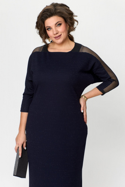 Платье Michel chic 2158 синий - фото 8