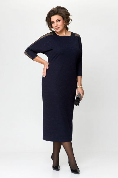 Платье Michel chic 2158 синий - фото 4