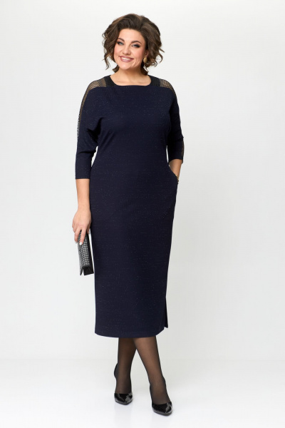Платье Michel chic 2158 синий - фото 3