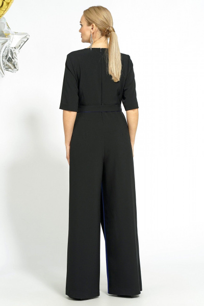 Комбинезон Alani Collection 2058 черный/синий - фото 6