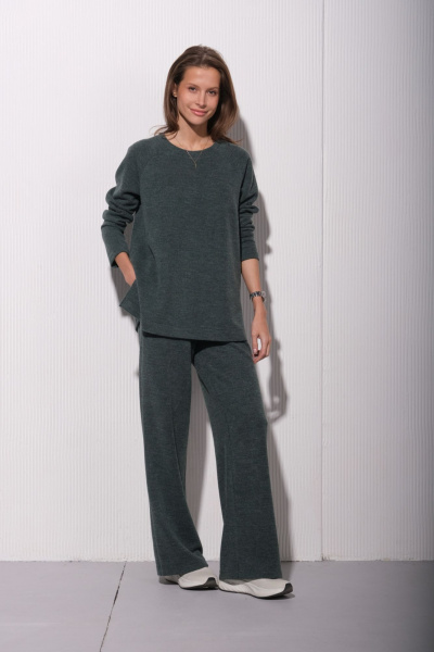 Брюки, джемпер Luitui R4032 зеленый - фото 2