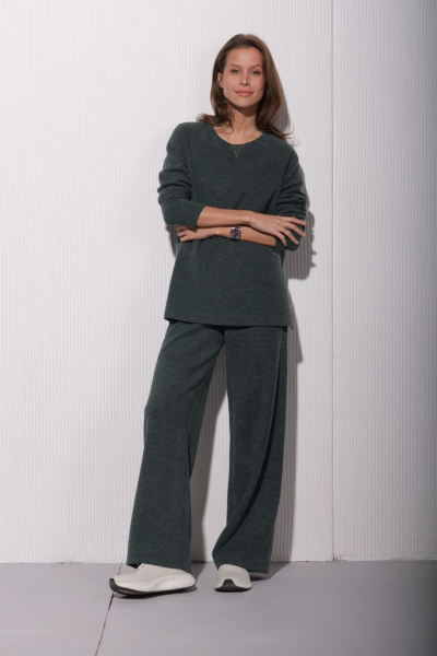 Брюки, джемпер Luitui R4032 зеленый - фото 1