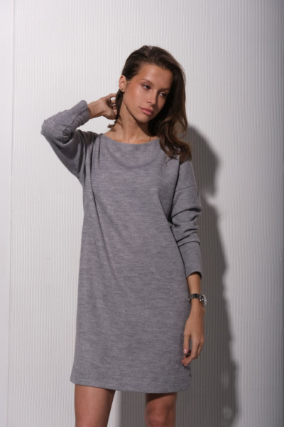 Круглогодичные брюки, свитшот и жилет из трикотажа и плащёвки Luitui R1085 серый - фото 2