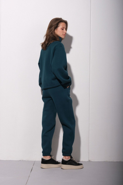 Брюки, джемпер Luitui R4033 изумрудный - фото 3