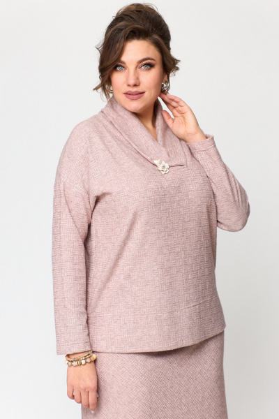 Джемпер T&N 7473 пудра - фото 1