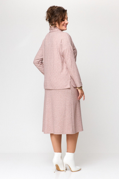 Джемпер, юбка T&N 7475 пудра - фото 7