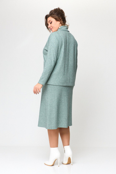 Джемпер, юбка T&N 7475 мята - фото 5