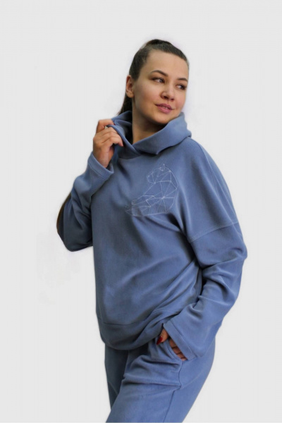 Джемпер Arisha 385 голубой - фото 5