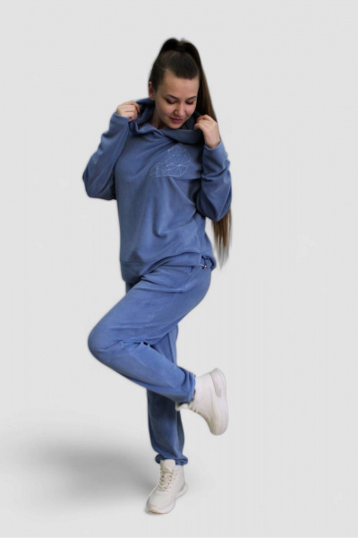 Джемпер Arisha 385 голубой - фото 3