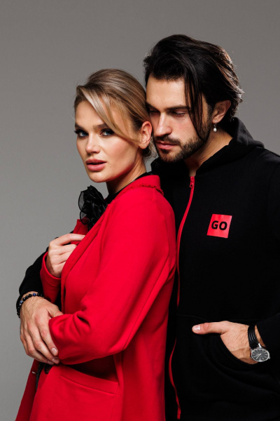 Деловой жакет из футера с воротником и лацканами GO F4065/11-02.164-170 - фото 7