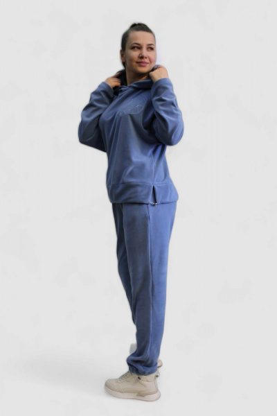 Брюки Arisha 9043 голубой - фото 5