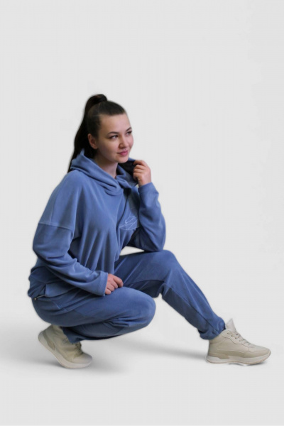 Брюки Arisha 9043 голубой - фото 4