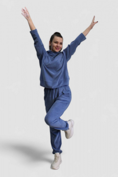 Брюки Arisha 9043 голубой - фото 2