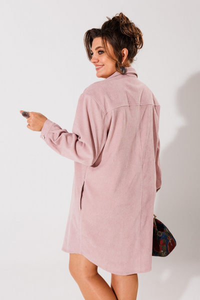 Платье Anelli 1435 пудра - фото 5