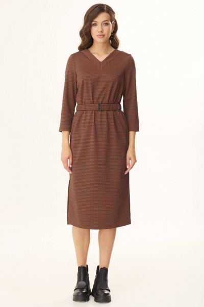 Платье Faufilure С1475 терракот - фото 1