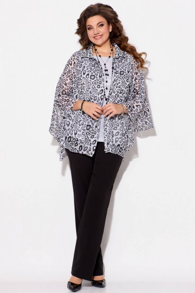 Блуза и топ в стиле нарядный текстиль-шифон Fita 20344 - фото 8