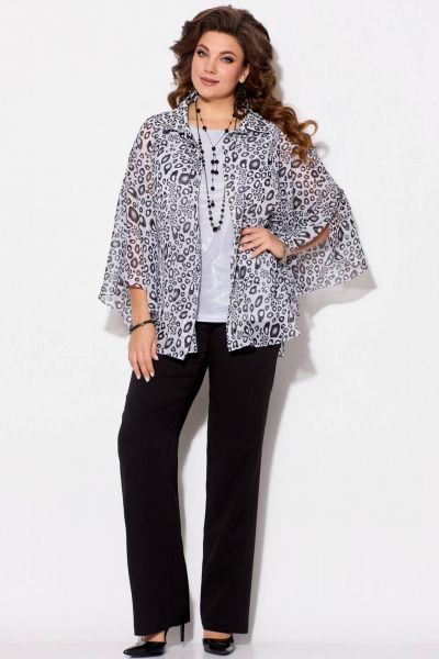 Блуза и топ в стиле нарядный текстиль-шифон Fita 20344 - фото 7