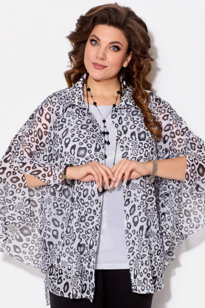 Блуза и топ в стиле нарядный текстиль-шифон Fita 20344 - фото 3