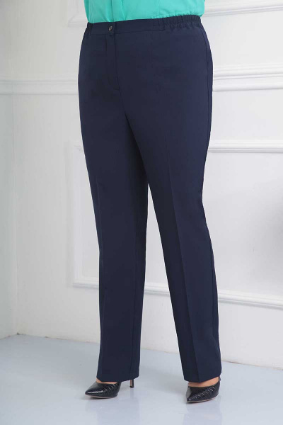 Брюки Орхидея 871 синий - фото 1