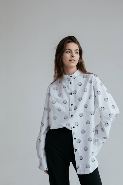 Рубашка SK Brand SK7130 белый - фото 1