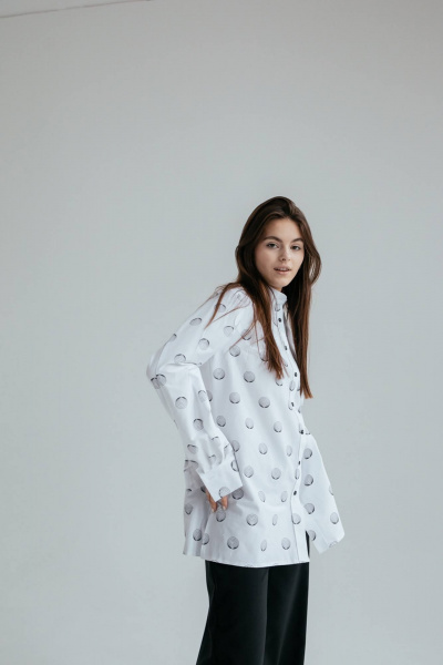 Рубашка SK Brand SK7130 белый - фото 5