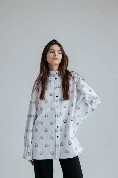 Рубашка SK Brand SK7130 белый - фото 4