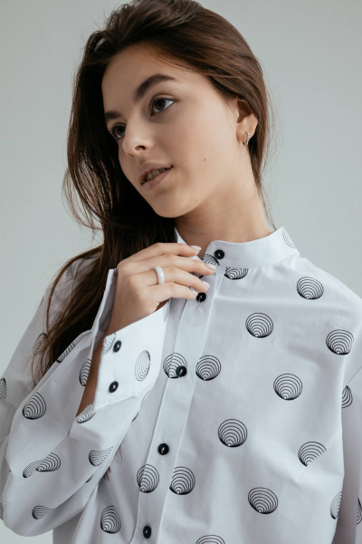 Рубашка SK Brand SK7130 белый - фото 8