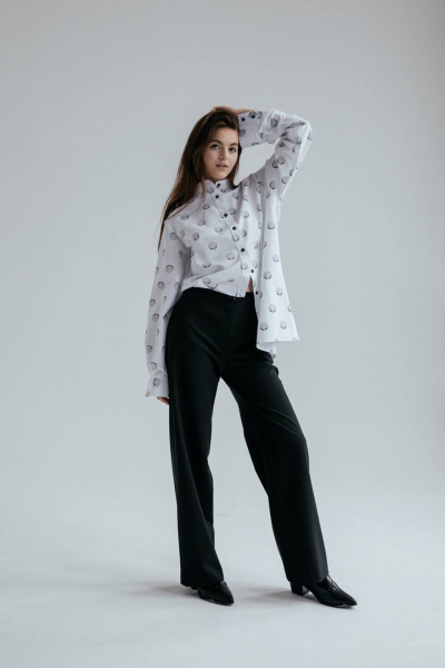 Рубашка SK Brand SK7130 белый - фото 11