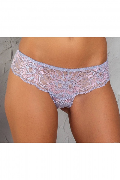 Трусы-стринги из эластичного кружева в классическом стиле Verally 1125-2 лунный камень - фото 1