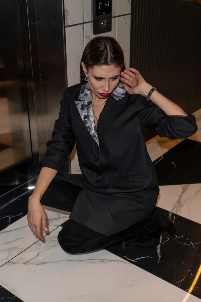 Платье Luna 135 черный - фото 10