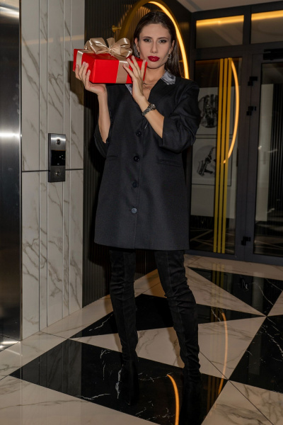 Платье Luna 135 черный - фото 7