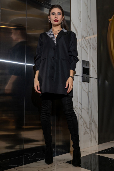 Платье Luna 135 черный - фото 1