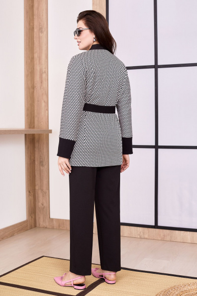 Костюм батал с жакетом и брюками из трикотажа Lissana 4828 - фото 9