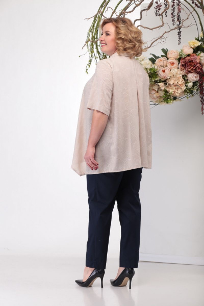Блуза Michel chic 746 беж - фото 3