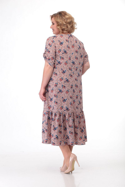 Платье Кэтисбел 1464.1 креп_пудра - фото 2