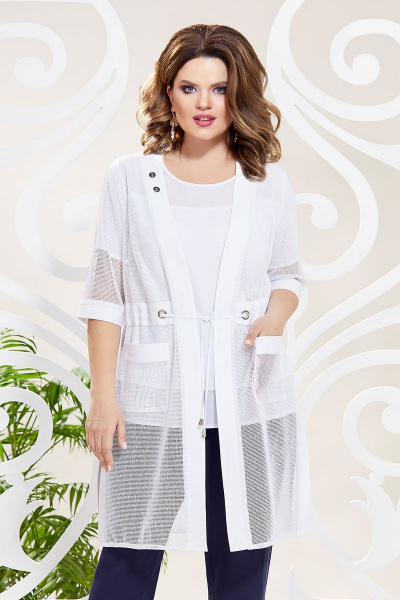Блуза, брюки, кардиган Mira Fashion 4806 - фото 4