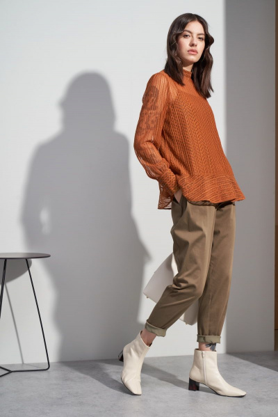 Демисезонная кружевная туника для на каждый день BURVIN 7098-56 - фото 2