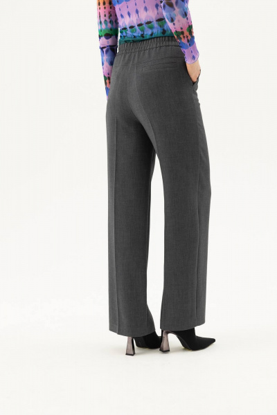 Широкие брюки на резинке для делового и повседневного стиля Femme & Devur 90006 1.4F(170) - фото 4