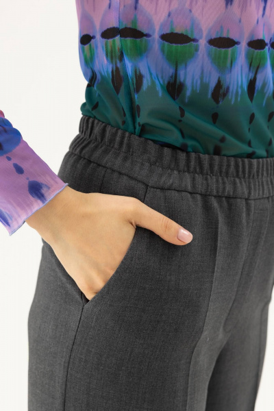 Широкие брюки на резинке для делового и повседневного стиля Femme & Devur 90006 1.4F(170) - фото 3