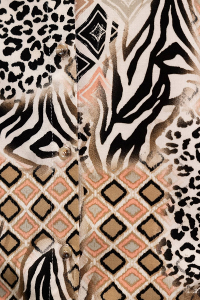 Рубашка свободного силуэта из текстиля Femme & Devur 7117 3.33F(170) - фото 5