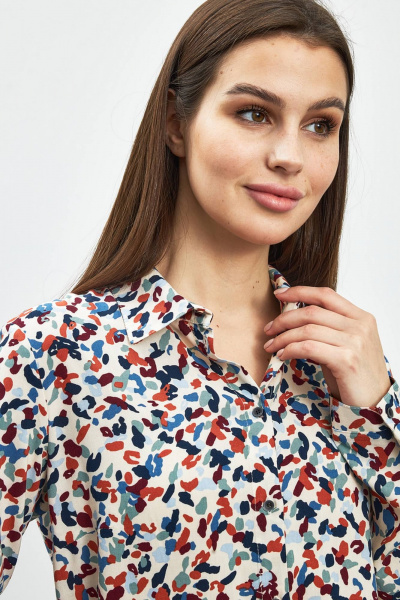 Женская рубашка свободного кроя с пуговицами Femme & Devur 7117 2.33F(170) - фото 4