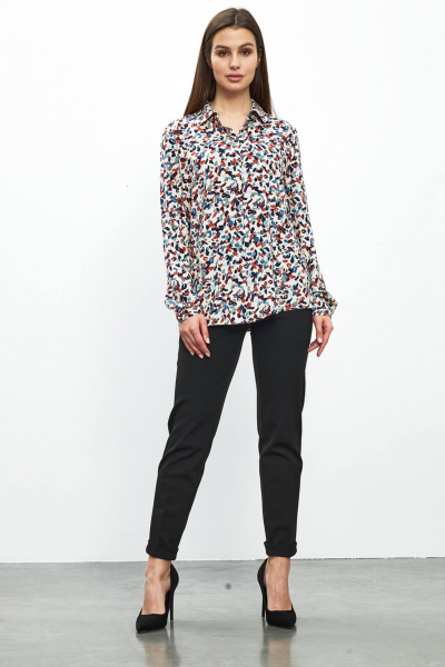 Женская рубашка свободного кроя с пуговицами Femme & Devur 7117 2.33F(170) - фото 2