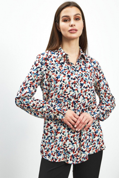 Женская рубашка свободного кроя с пуговицами Femme & Devur 7117 2.33F(170) - фото 1